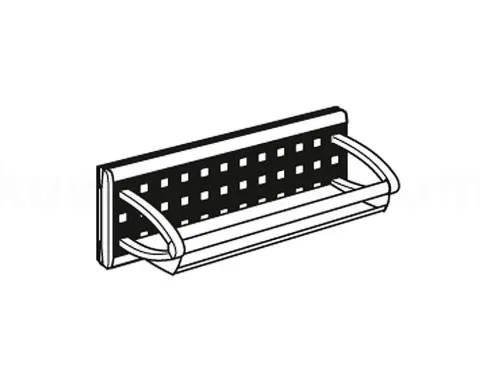 Hailo Einzelauszug Vario-Single 3920001 Schrankauszug Metall/Kunststoff Alu Küche