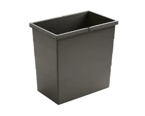 Hailo Inneneimer 1220379 28 Liter Ersatzbehälter Kunststoff basaltgrau 385 x 242 x 380 mm