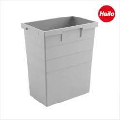 Hailo Inneneimer 1222569 hellgrau 42 Liter Kunststoff Ersatzbehälter