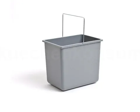 Hailo Inneneimer Paar 18 Liter schwarz grau 316x226x286 mm mit Deckel