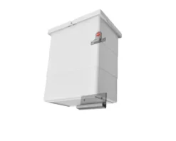 Hailo Inneneimer ReadyBin 18 L 1093475 Eimer Anbau-Set Kunststoff hellgrau mit Deckel und Wandhalter