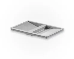 Hailo Inneneimer ReadyBin 18 L 1093475 Eimer Anbau-Set Kunststoff hellgrau mit Deckel und Wandhalter