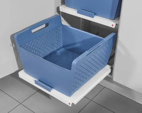 Hailo Laundry Area 3271361 Wäschekorb blau