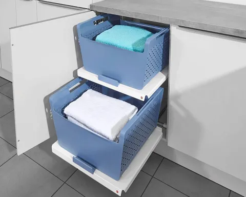 Hailo Laundry Area 3271361 Wäschekorb blau