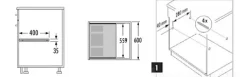 Hailo Multideckel 1109748 Tablarboden 60 cm Schrank mit Führung Kunststoff hellgrau