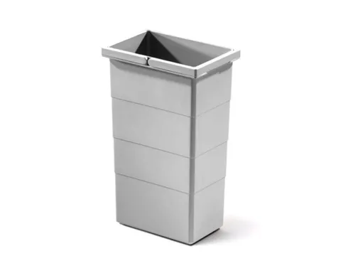 HAILO ReadyBin Inneneimer 7 L 1102435 Eimer-Anbau-Set Kunststoff hellgrau mit Wandhalter
