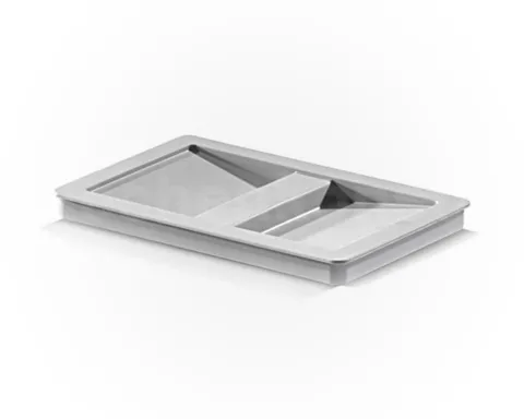 HAILO ReadyBin Inneneimer 7 L 1102435 Eimer-Anbau-Set Kunststoff hellgrau mit Wandhalter