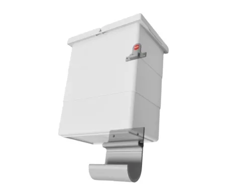 HAILO ReadyBin Inneneimer 7 L 1102435 Eimer-Anbau-Set Kunststoff hellgrau mit Wandhalter