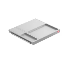 Hailo Tablarauszug 1109729 450 grau mit Unterteilung und Auszugsschienen