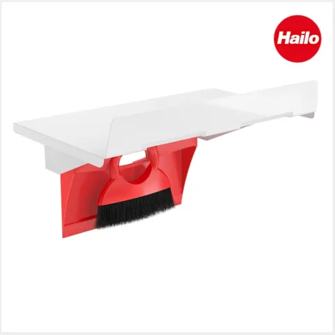 Hailo Universalablage 3271151 Ablage mit Kehr-Set 289 x 480 x 158 mm Metall weiß