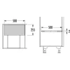 Hailo Universalablage 3273621 für Getränkekistenhalter 60 cm Schrank dunkelgrau Metall