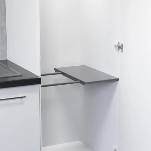 Hailo Universalablage mit Getränkekistenhalter 3273622 Metall dunkelgrau für 60 cm Schrank