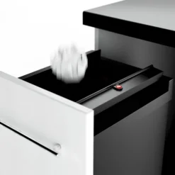 HAILO Wertstoffbox 53 L 3273101 Inset Einbau-Abfallsammler Kunststoff schwarz Frontauszu