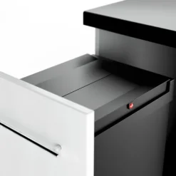 HAILO Wertstoffbox 53 L 3273101 Inset Einbau-Abfallsammler Kunststoff schwarz Frontauszu