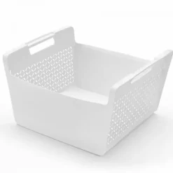 Hailo Wäschekorb 41 L 3271381 Laundry Area Systemkorb weiß für Universaltablar