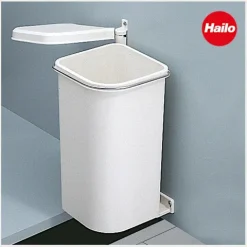 Hailo Abfallsammler 5 L AS Pico 5 3505001 Einbaumülleimer weiß für Drehtürschrank