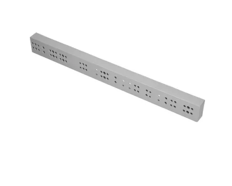 Hailo Adapter 3271371 Universaltablar Montageleiste Kunststoff hellgrau für 60 cm Schrank