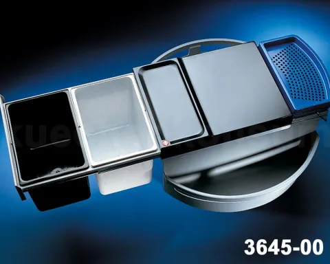 Hailo Clipsrahmen 1094099 Kunststoff Graublau für Raumspar-Tandem Rondo