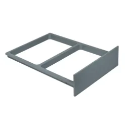 Hailo Clipsrahmen 1094099 Kunststoff Graublau für Raumspar-Tandem Rondo