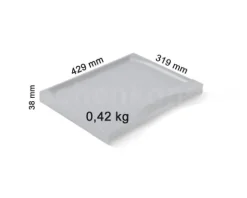 Hailo Deckel 1039869 dunkelgrau 429 x 319 x 38 mm Kunststoff