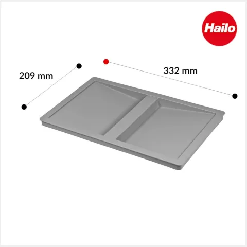 Hailo Deckel 1100719 Ersatzteil Kunststoff hellgrau 14, 24, 29 Liter