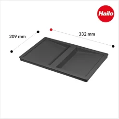 Hailo Deckel 1200719 für 13 und 20 Liter Inneneimer dunkelgrau