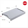 Hailo Deckel 1079589 40 Liter hellgrau 313 x 452 x 48 mm für Easy Cargo Inneneimer
