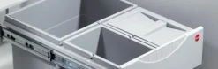 Hailo Deckel 1068589 7 8,5 10 Liter Inneneimer Kunststoff hellgrau Abfallsystem