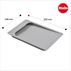 Hailo Deckel 1082739 8,5 Liter Inneneimer Kunststoff hellgrau Abfallsystem