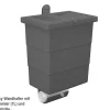 Hailo Easy Wandhalterung 3206001 Inneneimerhalter Kunststoff dunkelgrau bis 7,5 kg Küche