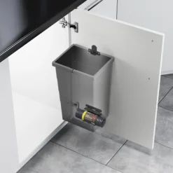 Hailo Easy Wandhalterung 3206001 Inneneimerhalter Kunststoff dunkelgrau bis 7,5 kg Küche