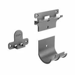 Hailo Easy Wandhalterung 3206001 Inneneimerhalter Kunststoff dunkelgrau bis 7,5 kg Küche
