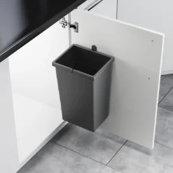 Hailo Easy Wandhalterung 3206001 Inneneimerhalter Kunststoff dunkelgrau bis 7,5 kg Küche