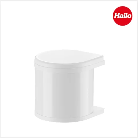 HAILO Einbau-Abfallsammler 12 L 3512001 Swing Kunststoff reinweiß Drehtürschrank