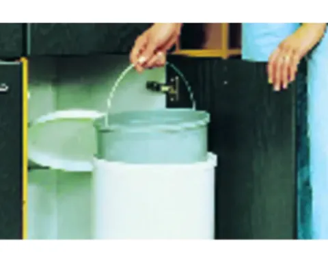 Hailo Einbaumülleimer Compact-Box 15 l weiß