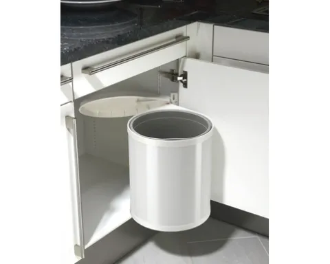 Hailo Einbaumülleimer Compact-Box 15 l weiß