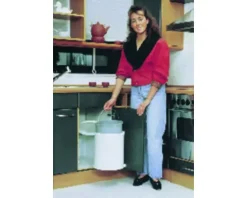 Hailo Einbaumülleimer Compact-Box 15 l weiß