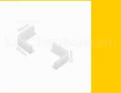 Hailo Fixierwinkel 3699551 Befestigungswinkel Kunststoff grau Abfallsammler Set