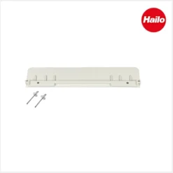 Hailo Griffleiste 1125319 Griffblende Kunststoff weiß 245 x 12 x 50 mm für Tandem Multi-Box