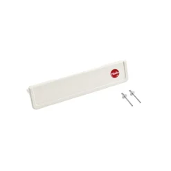 Hailo Griffleiste 1125319 Griffblende Kunststoff weiß 245 x 12 x 50 mm für Tandem Multi-Box