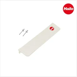 Hailo Griffleiste 1125319 Griffblende Kunststoff weiß 245 x 12 x 50 mm für Tandem Multi-Box