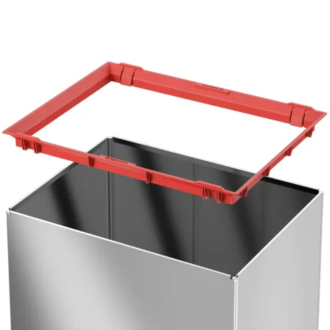 Hailo großraum Abfallbox Big-Box Swing XL Edelstahl