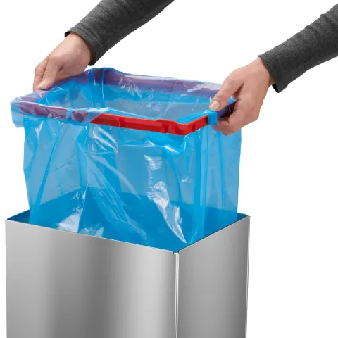 Hailo großraum Abfallbox Big-Box Swing XL Edelstahl