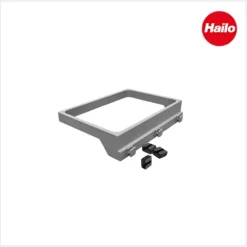 Hailo Halter 3603981 für Inneneimer 1102429 2,5 Liter Kunststoff hellgrau für Küchenschrank Abfallsystem