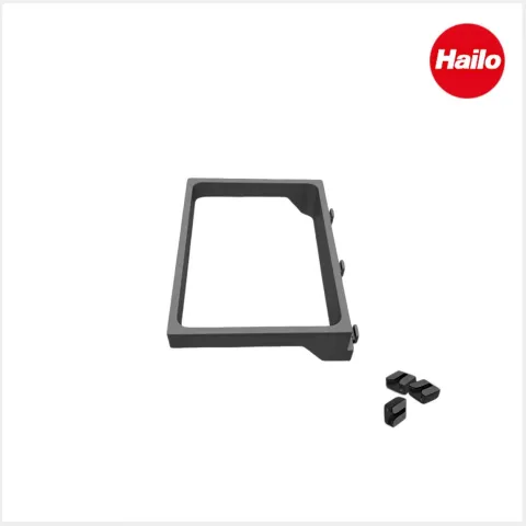 Hailo Halter 3603951 Inneneimer Halter 2,5 Liter Kunststoff dunkelgrau Abfallsystem