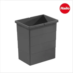 Hailo Inneneimer 1137669 dunkelgrau 20 Liter Ersatzbehälter