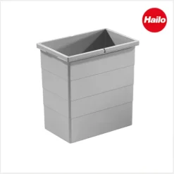 Hailo Inneneimer 1076129 Ersatzbehälter 24 L hellgrau mit 2 Henkeln für Hailo Systeme