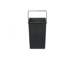 HAILO Inneneimer 15 L 1220189 Abfalleimer Kunststoff basaltgrau mit Metallhenkel für Tandem