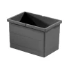 Hailo Inneneimer 14 l 1136309 dunkelgrau 350 x 226 x 220 mm mit 2 Henkeln für Allegro