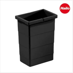 Hailo Inneneimer 8 L 1225959 Ersatzbehälter schwarz für Raumspar Tandem